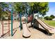 Community playground with slides and climbing structures, perfect for outdoor play at 119 Sweet Martha Dr, Mooresville, NC 28115