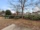 Backyard featuring green bushes and a concrete tile at 12954 Sickles Dr, Charlotte, NC 28273