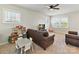 This living room provides a spacious area with natural light perfect for leisure at 13702 Jacks Ln, Pineville, NC 28134