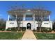 Beautifully designed pool house with columns and covered veranda in community complex at 13702 Jacks Ln, Pineville, NC 28134