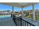 Balcony view overlooking community pool, park and kiddie pool at 13702 Jacks Ln, Pineville, NC 28134