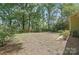 Leafy backyard with space to build and entertain amongst the natural beauty at 13916 & 13912 Sledge Rd, Charlotte, NC 28278