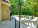 Wooden deck with partial pergola at 15618 Eagleview Dr, Charlotte, NC 28278