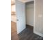 Walk-in closet in luxury home with wood-look LVP flooring and wire shelving at 206 N Kayla Dr, Salisbury, NC 28146