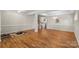 Expansive living room with hardwood floors and large windows at 21907 Torrence Chapel Rd, Cornelius, NC 28031