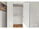 Open closet displaying ample storage space at 241 Wakefield Dr # C, Charlotte, NC 28209