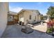 Backyard featuring outdoor living space with stone bench, grill, and landscaping at 3008 Gantt St, Salisbury, NC 28146