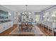 Bright dining room with hardwood floors, neutral walls, and natural light at 3008 Gantt St, Salisbury, NC 28146