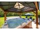 Hot tub inside a gazebo offering outdoor recreation at 3008 Gantt St, Salisbury, NC 28146