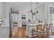Modern kitchen boasts white cabinetry and stainless steel appliances at 3008 Gantt St, Salisbury, NC 28146