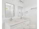 Bathroom with double sink vanity and framed mirrors at 3048 Goble St, Gastonia, NC 28056