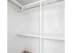 Organized closet space featuring shelving and metal rods at 3048 Goble St, Gastonia, NC 28056