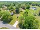 Lush, green aerial view of property showcasing ample tree coverage and landscaping at 3121 Suffolk Dr, Shelby, NC 28152