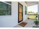 Front porch featuring a welcome mat and greenery at 3121 Suffolk Dr, Shelby, NC 28152