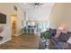 Open living space that offers lots of natural light connecting the living room and kitchen at 3121 Suffolk Dr, Shelby, NC 28152