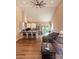 Spacious living area, with a large bar, with seamless integration between living and dining at 3121 Suffolk Dr, Shelby, NC 28152