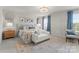 Serene main bedroom with paneled walls, elegant decor, and a large window for natural light at 3619 Slider Ter, Lancaster, SC 29720