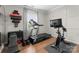 Home gym featuring a treadmill, stationary bike, and weight rack for a complete workout at 3619 Slider Ter, Lancaster, SC 29720