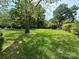 Expansive backyard with mature shade trees, perfect for outdoor activities at 404 S Mulberry St, Cherryville, NC 28021
