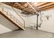 Spacious unfinished basement with utility sink at 4110 Charles Raper Jonas Hwy, Alexis, NC 28006
