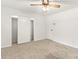 Bright bedroom with a ceiling fan, closet and neutral carpet at 4110 Charles Raper Jonas Hwy, Alexis, NC 28006