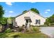 Backyard featuring well kept landscaping, seating area, and nice natural light at 459 Cramerton Rd, Gastonia, NC 28056