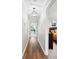 Hallway with views into a bedroom and the outside at 459 Cramerton Rd, Gastonia, NC 28056