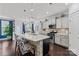 Well-equipped kitchen featuring a breakfast bar, stainless steel appliances, and stylish pendant lighting at 4607 Bonroi Ave, Charlotte, NC 28213