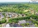 Aerial view highlighting the community's proximity to Carmel Country Club Golf Course at 6133 Wakehurst Rd, Charlotte, NC 28226