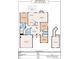 Detailed floor plan showcasing the layout of this 1986 sq ft home, including the bedrooms, bathrooms, and garage at 1004 Toquima Trl, Monroe, NC 28110