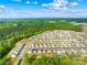 Extensive aerial view of community showcasing home sites, streets, and surrounding greenery at 109 Fairfield Dr, Troutman, NC 28166