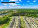 This aerial view is 14 minutes from Downtown Mooresville and shows the neighborhood layout and landscape at 109 Fairfield Dr, Troutman, NC 28166