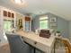 Beautifully designed home office with natural light, modern desk, and peaceful workspace at 1596 Clayton Dr, Charlotte, NC 28203