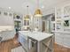 Beautiful kitchen with a large island, stainless steel appliances, and plenty of cabinet space at 2018 Radcliffe Ave, Charlotte, NC 28207