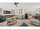 Spacious living room with modern furnishings, natural light, and an open concept layout at 205 Commodore Ct, Belmont, NC 28012
