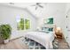 Inviting bedroom with a large window, comfortable bedding, and contemporary decor at 3056 Goble St, Gastonia, NC 28056