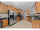 Well-equipped kitchen featuring stainless steel appliances and wooden cabinets at 3179 Westview Rd, Concord, NC 28025