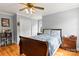 Charming bedroom with hardwood floors, closet space, and plenty of natural light at 3300 Paul Heavner Ln, Lincolnton, NC 28092