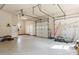 Spacious three car garage with high ceilings and ample storage space at 3300 Paul Heavner Ln, Lincolnton, NC 28092