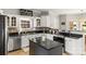 Well-lit kitchen featuring stainless steel appliances, granite countertops, and ample cabinet space at 3300 Paul Heavner Ln, Lincolnton, NC 28092