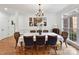 Formal dining room with elegant seating and decor at 3519 Weddington Oaks Dr, Matthews, NC 28104