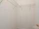 Empty closet has white wire shelving and is ready to be filled at 3937 Arbor Ln # H, Charlotte, NC 28209
