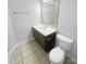 Bathroom with updated vanity, fixtures, and toilet at 4035 Caldwell Ridge Pkwy, Charlotte, NC 28213