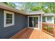 A lovely back deck with slider access into the house at 4050 Leafmore St, Concord, NC 28027