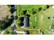 Birds eye view of a single-Gathering home featuring a lush green yard with outdoor play equipment at 5184 Swinging Bridge Rd, Conover, NC 28613