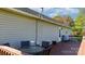 Spacious deck offering outdoor seating, ideal for relaxing or entertaining with view of backyard at 5184 Swinging Bridge Rd, Conover, NC 28613