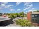 Enjoy city views from the rooftop, overlooking lush greenery and a convenient parking area at 562 New Bern Station Ct, Charlotte, NC 28209