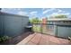 Relaxing roof deck view featuring a small table and the cityscape at 562 New Bern Station Ct, Charlotte, NC 28209