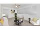 Cozy living room features contemporary decor and plush seating at 6523 Clavell Ln, Charlotte, NC 28210