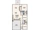 Detailed floor plan showcasing a spacious layout with an open kitchen, multiple bedrooms, and garage at 715 Olde England Dr, Lincolnton, NC 28092